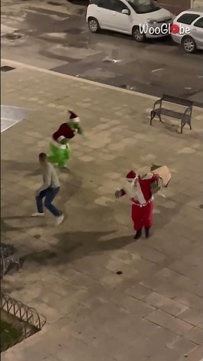 Santa vs. Grinch Showdown: Epic Christmas Battle Unfolds || WooGlobe