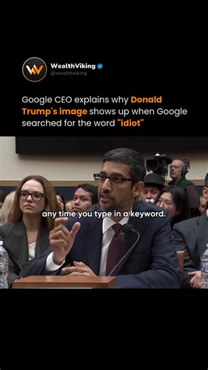 Business | Finance | Technology | 🧠 Feed your mind, not your doubts. Follow @WealthViking. When a Google image search for the word “idiot” returned photos of Donald Trump,... | Instagram