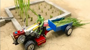 How to make chaff cutter machine science project diy tractor cow feed formula Diy Tractor