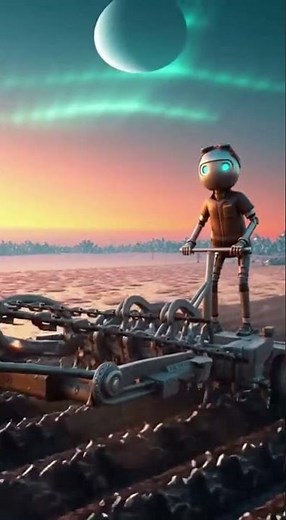 When farming goes full robot mode… 🤖🐂🔥#shorts