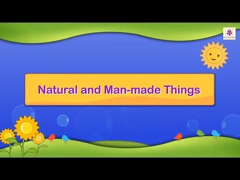 Natural and Man Made Things | Science For Grade 3 Kids | #1