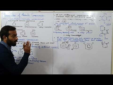 Nomenclature of aromatic compounds | ch#9 | 12th class chemistry