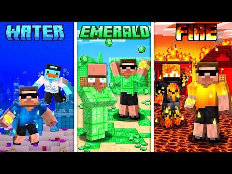 I TRANSFORMED YOUTUBERS into SUPER ELEMENTALS in Minecraft!