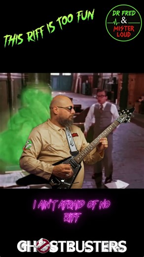 Ghostbusters Guitar Riff –I Ain’t Afraid of NoRIFF 🎸👻 #Shorts #guitar #halloween #ghostbusters
