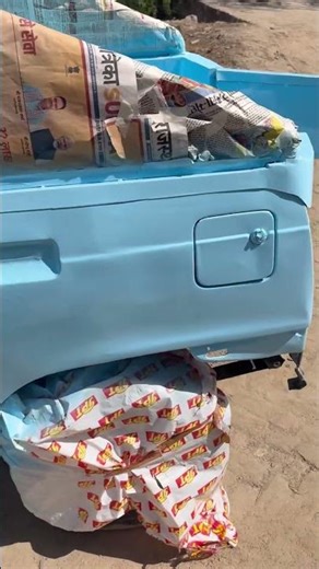 Maruti 800￼ designing pick up Dala change, paint, colour, sky, blue #modified ￼