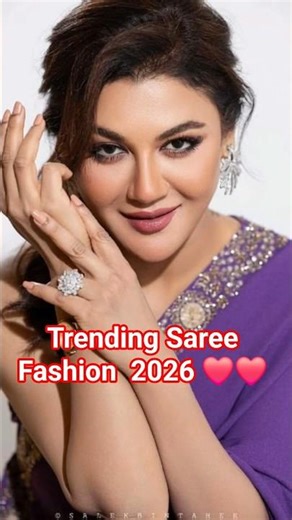Trending Saree Fashion Show | Stunning Designer Collection 2026 💃👑 #shorts #jayaahsan #sareefashion