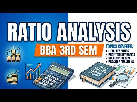 Study with me- BBA third sem Ratio Analysis (Finance)