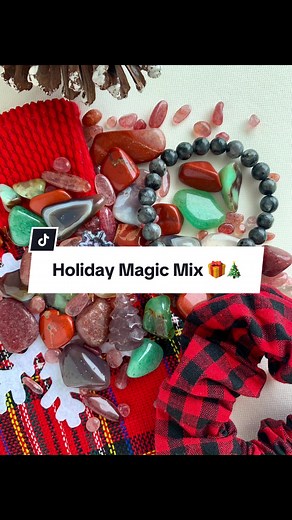 Our Holiday Magic Mix Has Arrived! 🎄🎁 #holidaymagic #christmascrystalmix #christmascrystals #holidayshopping #crystalshop #crystaltok #crystalmix