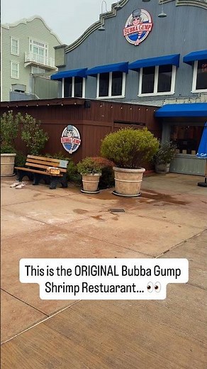 We visited the original Bubba Gump Shrimp Co. Cannery Row, Monterey 👀