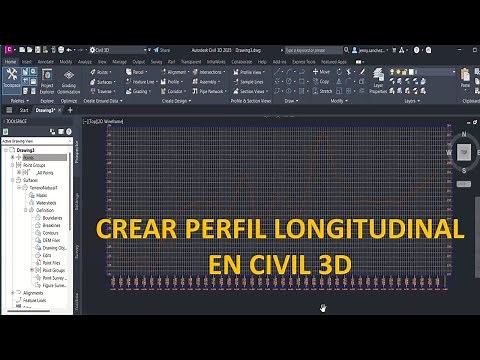 How to create a longitudinal profile