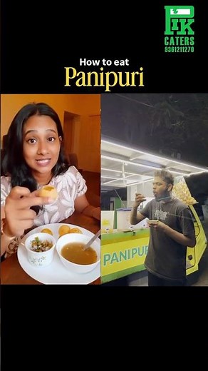 How to Eat Pani Puri Like a Pro 🤤🔥