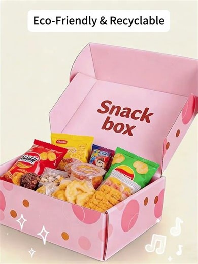 Snack Subscription Box Packaging | Eco-Friendly Custom Box