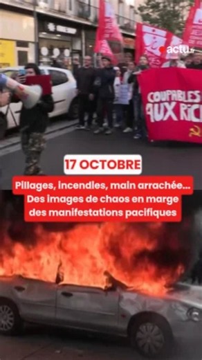 Scènes de chaos ce 17 octobre