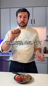 We asked ASL GPT what’s for dinner & cooked it! 😱 Are we in the future? Happy Deaf Awareness Month! Check the comments for the full recipe. #WhatsForDinner #StuffedPeppers #ChatGPT #DeafTech #Deaf #SignLanguage #ASL #DeafChef #DeafAwarenessMonth | Signs of Good Food
