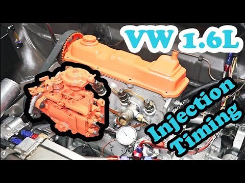 How to set INJECTION TIMING on your VW 1.6L or Bosch VE