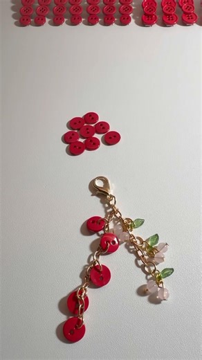 Button Bag Charm ✨ Handmade Accessory (DIY)