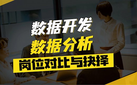 数据开发与数据分析岗位对比和抉择，一篇就清晰！