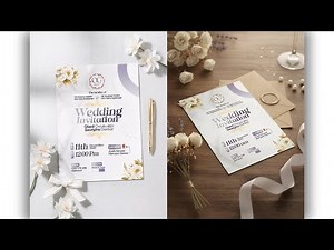 How to Design a Wedding Invitation Flyer | Easy Step-by-Step Tutorial for Beginners
