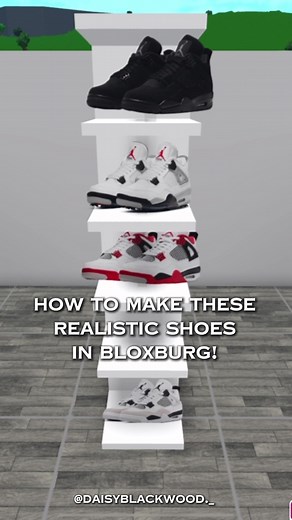 How to Make Realistic Shoes in Bloxburg