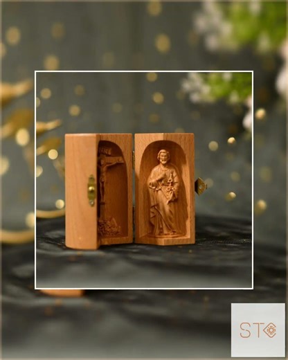 Wood Carving Catholic Home Altar,Catholic Icons,Wooden Religious Gift,Best Friend Gift,Christmas ...