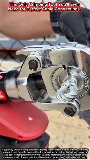 The Only Crimping Tool You'll Ever Need for Perfect Cable Connections!