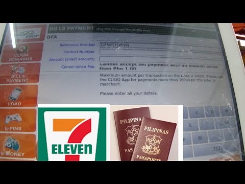 HOW TO PAY PASSPORT ONLINE APPOINTMENT AT 7/11 // UPDATE
