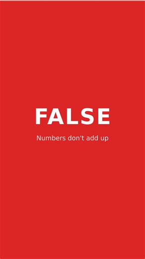 ❌ FALSE: