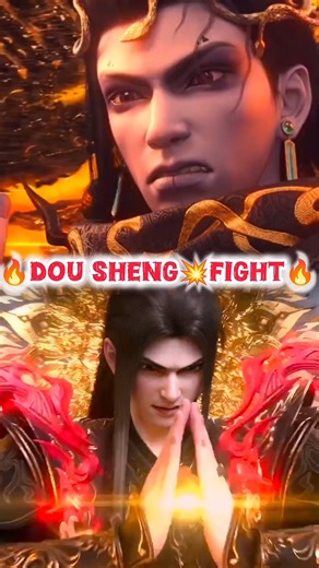 BTTH : Xiao Yan hitting repeatedly to Xiao Tian and injured his big snake body🔥 #Btth #donghua