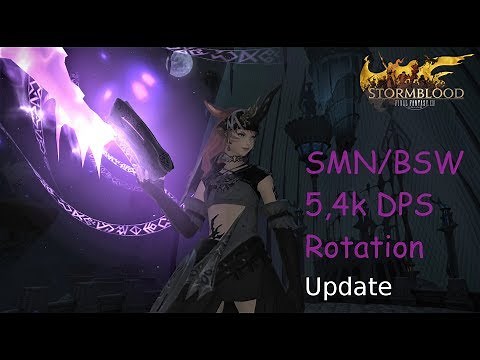 FFXIV - SMN/BSW 5,4k DPS Rotation (ilvl 350)