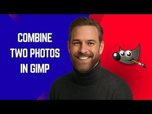 How to Combine Two Photos in GIMP - GIMP Tutorial for Beginners
