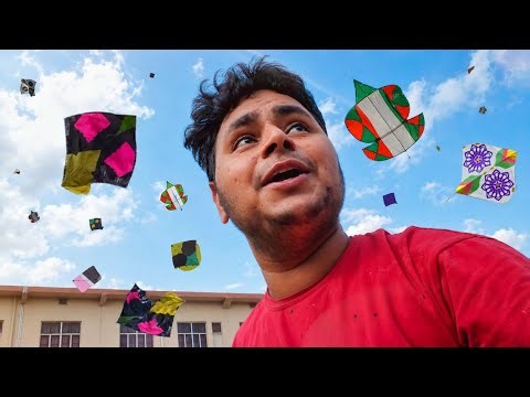 Fati Tukkal aur saari Kites 😱 Bawaal Kite Flying
