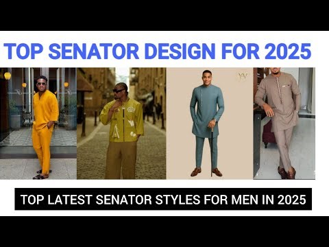 Top latest Senator Styles for Men in 2025 | African Fashion Trends You MUST See!