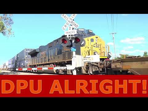 CSX Trains w DPU Alright's! Super Long Range Train Meet! CSX Double Stack Train! CSX Defect Detector