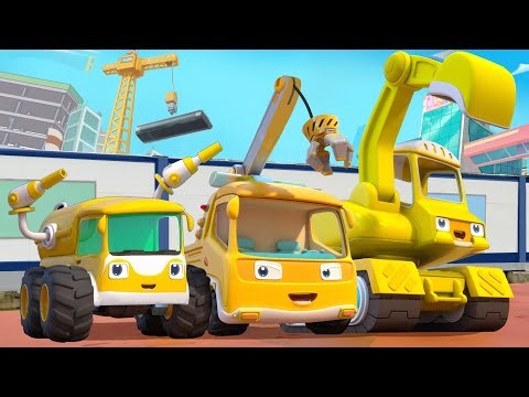 Construction Truck for Kids | Excavator | Nursery Rhymes & Kids Songs | BabyBus - Cars World
