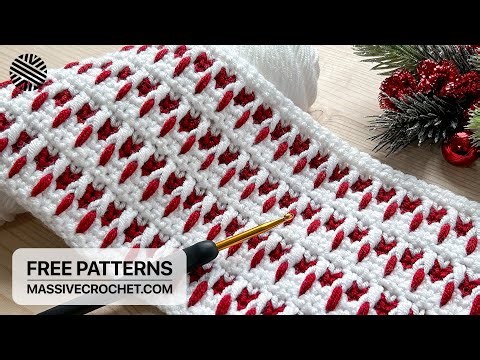 UNIQUE & EASY Crochet Pattern for Beginners! 🎁 🎄 NEW Crochet Stitch for Blanket, Bag, Scarf & Hat