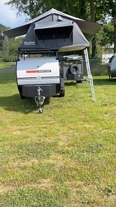 Dealer pre-expo sneak peek 👀 #teardroptrailer #camping #rv #getoutside #gocamping #overland #camper #solar #rving #offgrid #gooutside #gocamping #rvlife #teardropcampers #overlanding | Modern Buggy RV