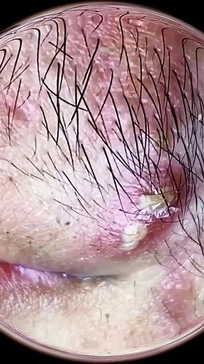 removal of pimples in the mouth - giant and yellow pimples.... #pimple #pimplepop #giantpimple #poros #fypシ゚ #espinillas #granos