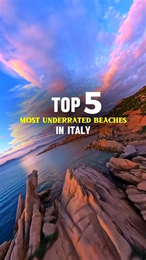Top 5 Underrated Beaches in Italy | Crystal Clear Waters & Hidden Gems #travel #budgettravel #italy