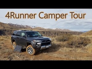 5th Gen 4Runner Camper Tour - How Am I Living Out of It?
