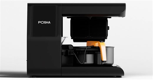 Posha – A Kitchen Robot That Cooks Programmed Recipes Like a Private Chef