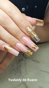 661K views · 14K reactions | Golden butterflies. Nail art. | Yuslaidy de Ruano | Facebook