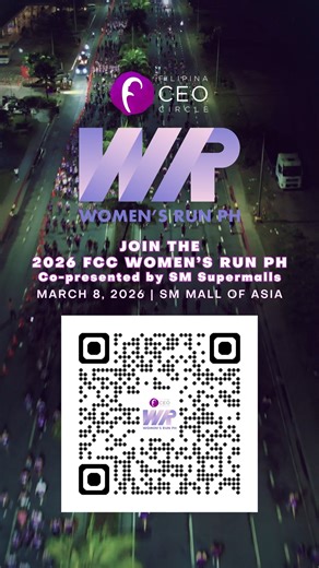 Three years. Thousands of women. One unstoppable and empowering movement. 💪🏻💜 Relive the moments that made us run stronger together and get ready to make history as we celebrate International Women’s Day together at 2026 FCC Women’s Run PH, Co-presented by SM Supermalls, this March 8 at SM Mall of Asia. Make sure to secure your slot NOW ➡️ https://raceroster.com/events/2026/107165/fcc-womens-run-ph-2026 #2026FCCWomensRunPH #WomensRunPH #MotivatelnspireEmpower #FCC #FilipinaCEOCircle #SMSuperm