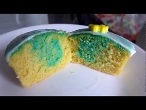 Rainbow Swirl Cupcakes with Marshmallow Frosting Tutorial