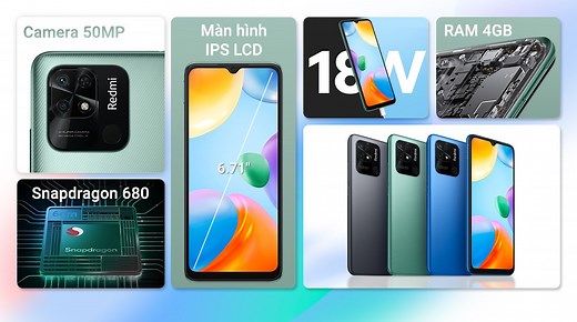 Xiaomi Redmi 10C 128GB - Chính hãng, giá tốt, có mua trả chậm