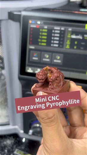 A Different Try Carving Pyrophyllite on Xmachine 5-axis CNC #cncmachine