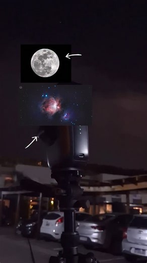 BOS Planet on Instagram: "After the Supermoon and Orion, we kept going — pointing the tiniest smart telescope in the world even deeper into the night sky. This time, toward the Horsehead and Flame Nebulae. Not an easy target, but one that really shows what’s possible when the process is simple and the tech gets out of the way. This image was captured with our DWARF MINI using a duo-band filter, 30 second exposures, and an automated stacking session. (200 images) Curious to try it yourself? The D
