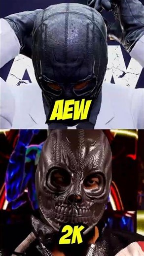 AEW FF Andrade vs WWE 2K25 #shorts