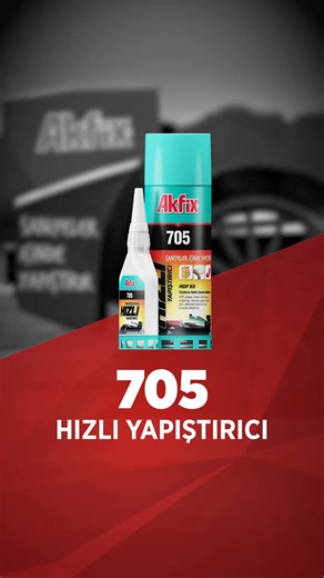 Akfix 705 Hızlı Yapıştırıcı saniyeler içerisinde çook hızlı yapıştırıyor. Geniş kullanım alanı sayesinde ahşap, mdf, beton, cam, metal, seramik, deri ve birçok plastik üründe hızlı pratik ve kolay çözüm sunuyor. Akfix 705 Hızlı Yapıştırıcı ile zamandan tasarruf et, anı yakala! #Akfix #AkfixTürkiye #Akfix705HızlıYapıştırıcı #fastadhesive #hızlıyapıştırıcı #mdfkit #StrongBond #InstantAdhesive #QuickFix #DIYProjects #FixItFast #instantglue | Akfix Türkiye