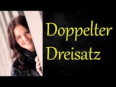 Doppelter Dreisatz