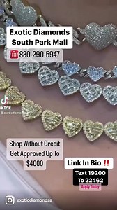 $50 Down Take it Home!‼️ Approvals Up To $4000🚨🚨 Text 19200 to ☎️ 22462 to Apply Largest Collection of Custom Jewelry in San Antonio ☎️830-290-5947 📲 #SouthParkMallsa #ExoticDiamondsa located Next to #JCPenny Best Cash Prices in Town Hands Down 🧰 Financing Available Up To 36 Months with Zero Percent Interest‼️ Disclaimer* Not Affiliated with Rolex USA. Financing with Approved Credit. $50 Down plus Application Taxes. *Acima offers Lease to own transactions or all without credit means this is 